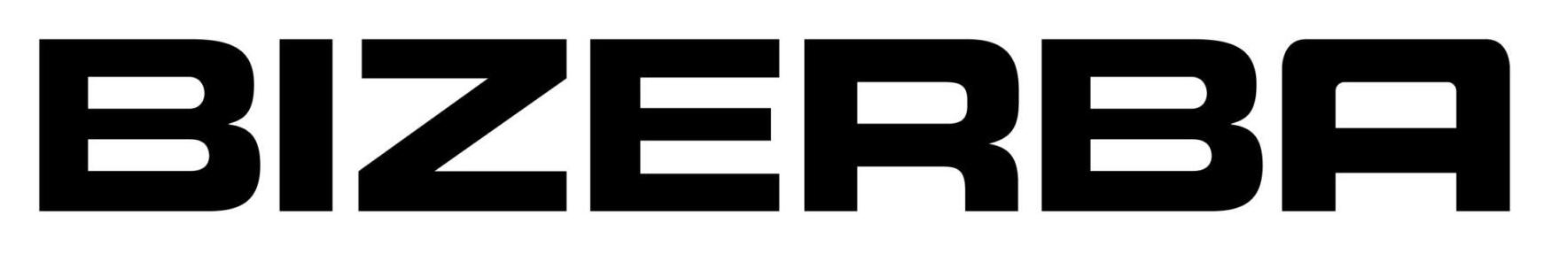 Logo Bizerba en letras negras, identidad visual para el comercio