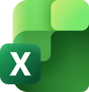 Icono Microsoft Excel: hojas de cálculo y análisis de datos