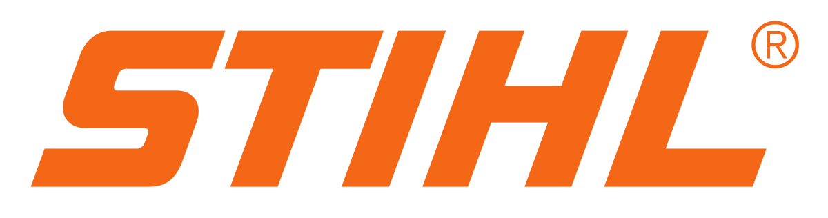 Logotipo STIHL, fabricante de herramientas de jardinería y forestales