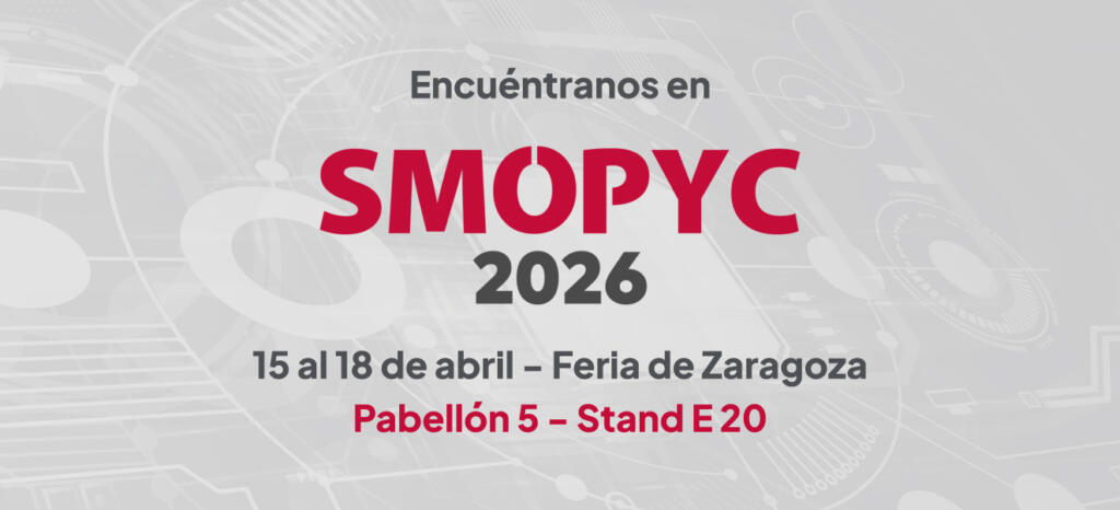 Stand SMOPYC 2026, Feria Zaragoza, 15-18 abril, Pabellón 5 Stand E20